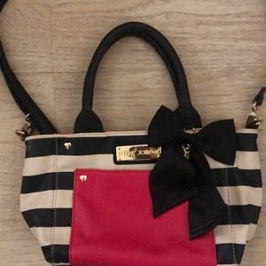 Betsey Johnson Striped Purse